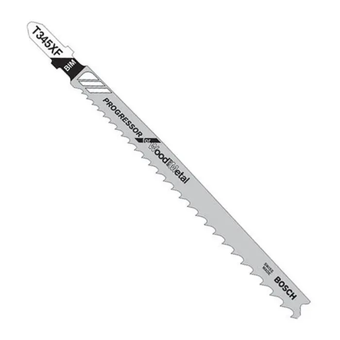 Lame scie sauteuse BIM progressive 132 mm bois avec métal - T345XF