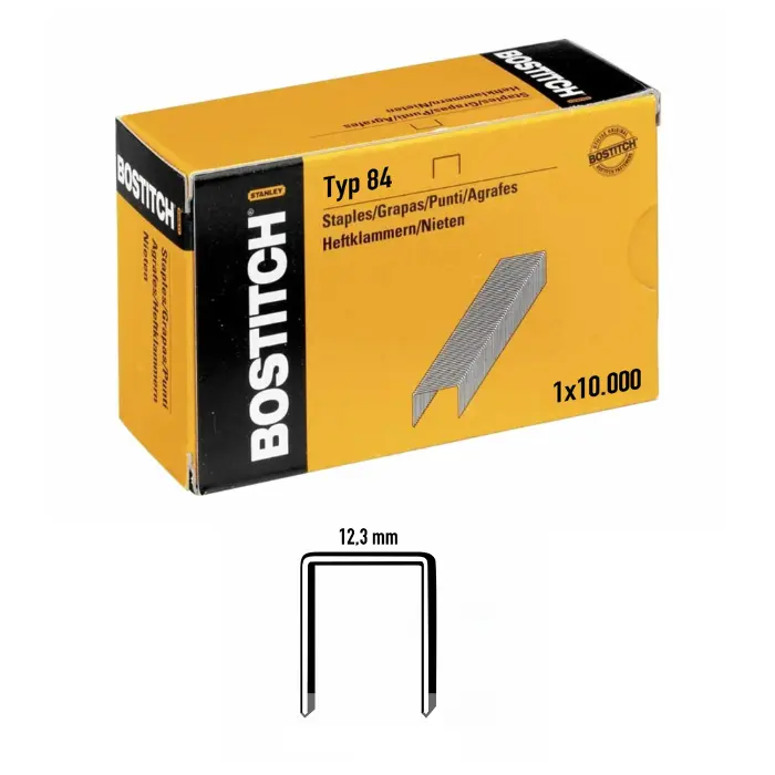 Agrafes série 84 10 mm Stanox - Boîte 10000