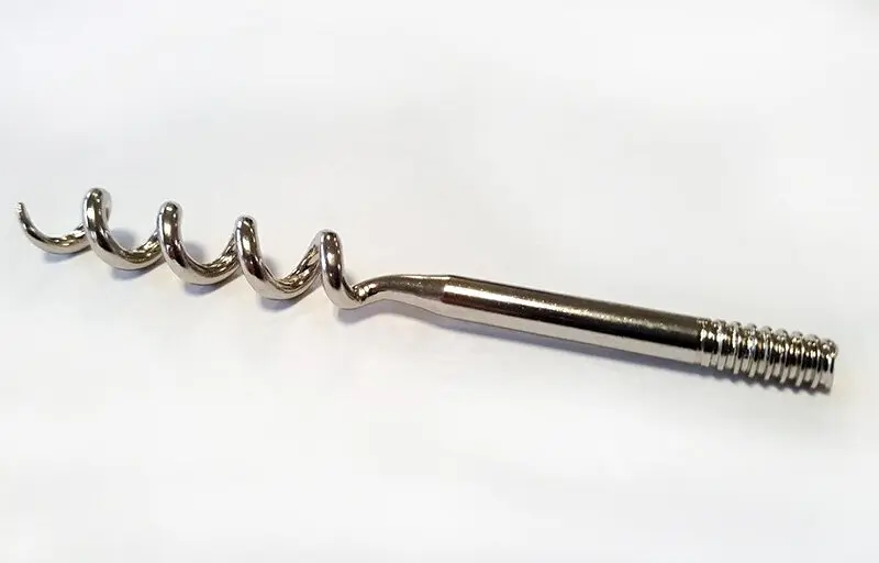 Mèche de tire-bouchon filetage bois — fabrication française
