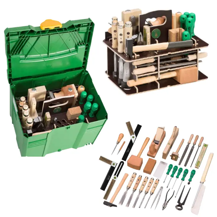 Coffret 29 outils menuisier Tooltainer Deluxe