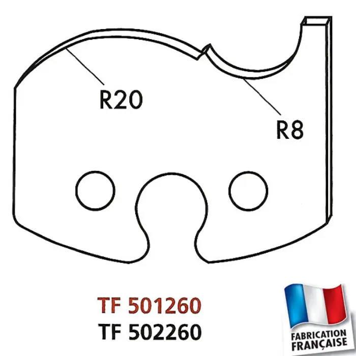Fers profilés HT 50 mm n°260 corniche