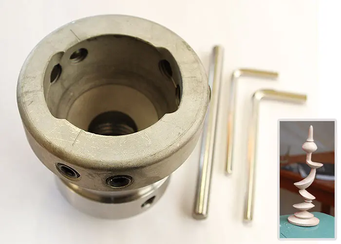 Mandrin à rotule N°2 nu M33×3,5 désaxé - Escoulen