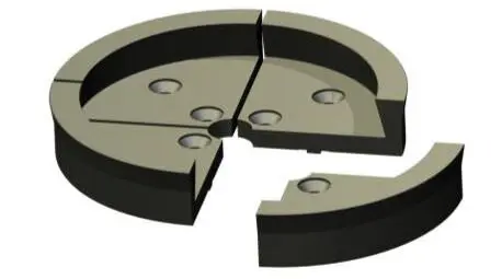 Mors à queue d'aronde Ø 173 mm pour VM120/VM150