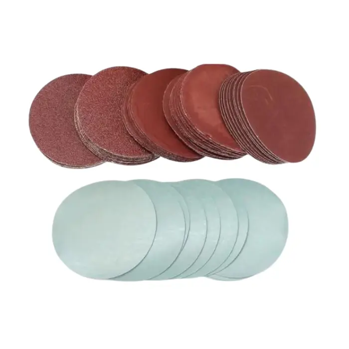 Disques abrasifs velcro Ø50 mm grain 320 — lot de 10