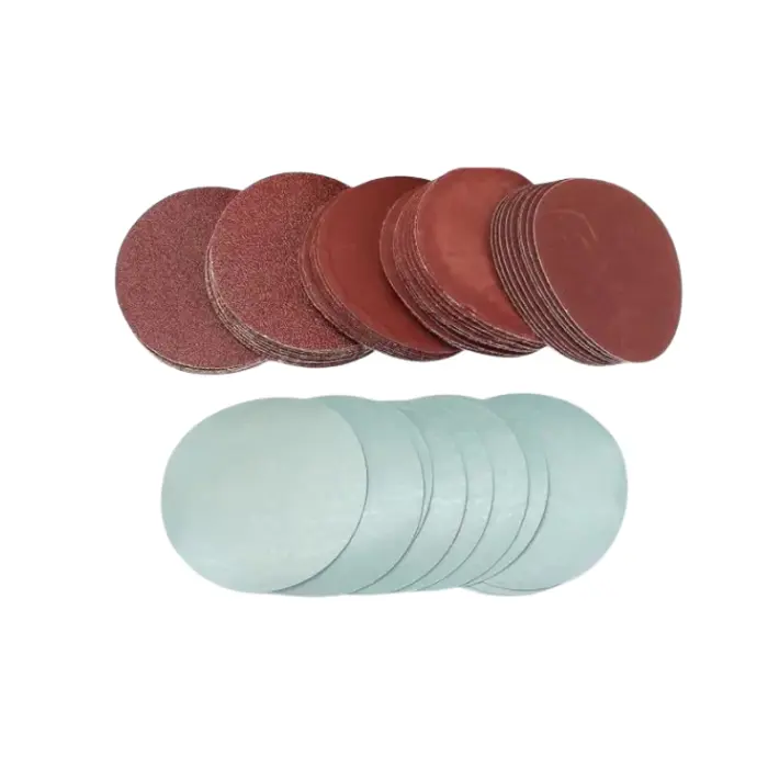 Disques abrasifs velcro Ø75 mm grain 60 — lot de 10