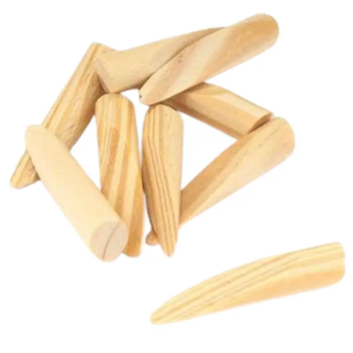 Bouchons de trous de poche bois massif 50 pcs