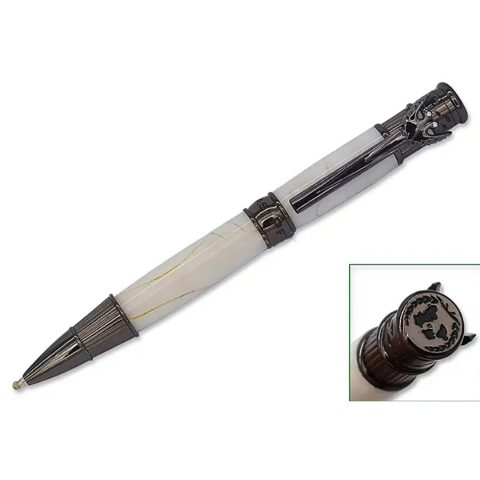 Mécanisme stylo à bille Ø 9,5 mm gun metal · gamme Paix Zelda
