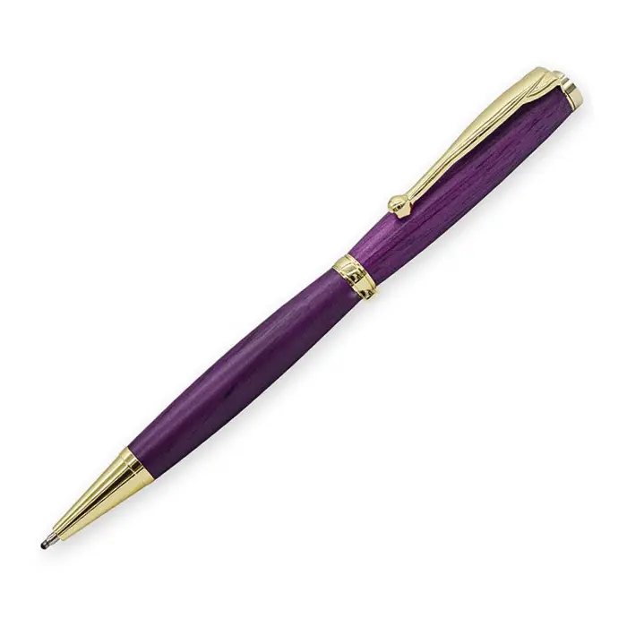 Mécanisme fileté stylo à bille 8 mm doré - Zoé