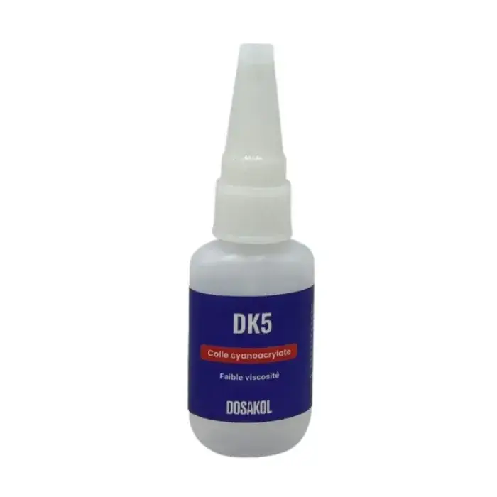 Colle cyanoacrylate DOSAKOL DK5 faible viscosité 20 g